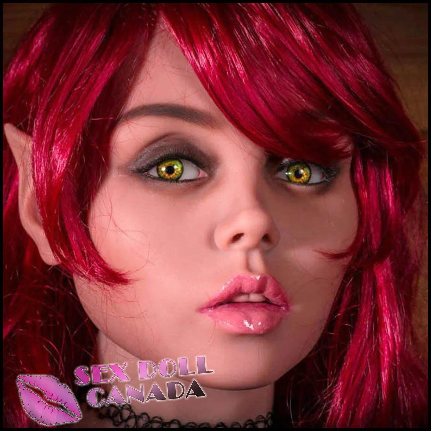 170 (5'7") H-Cup Clearie Ruby Red Elf - WM Doll