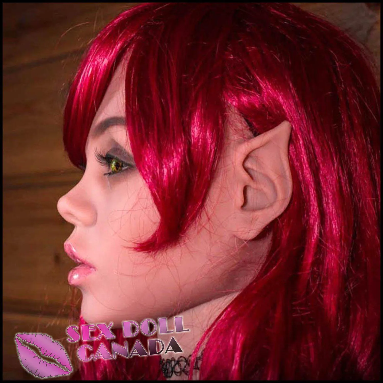 170 (5'7") H-Cup Clearie Ruby Red Elf - WM Doll