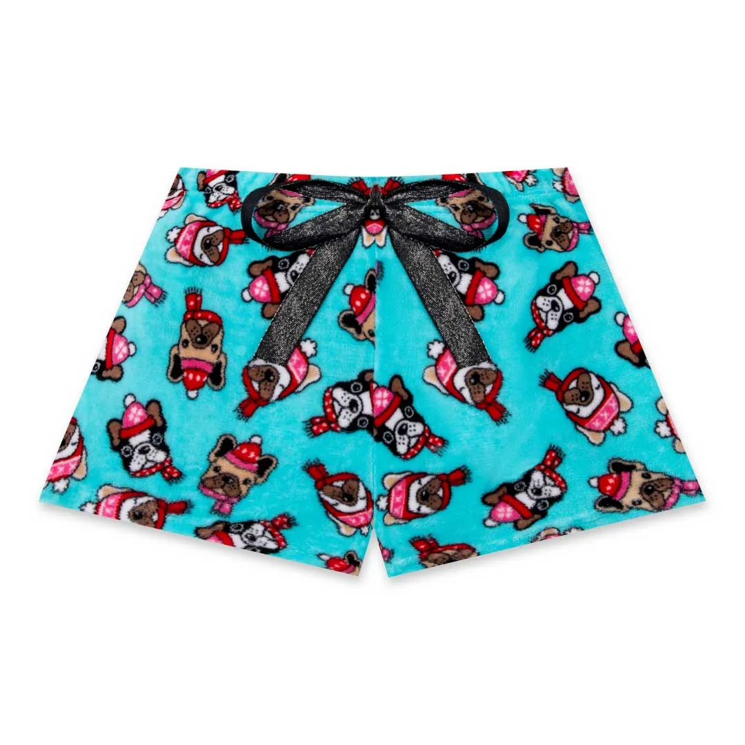 2-Pack Plush Fleece Pajama Shorts