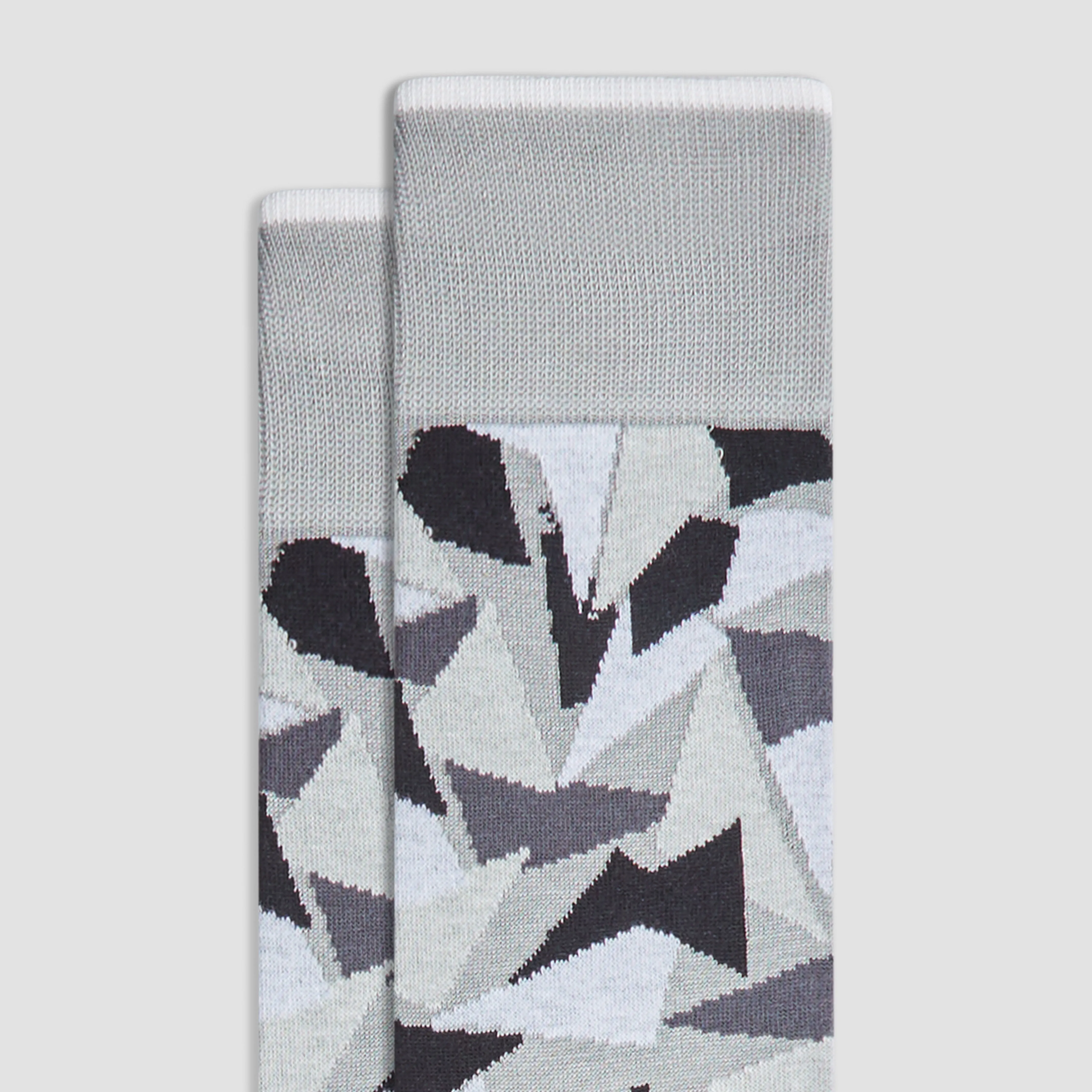 Abstract Mid-Calf Socks