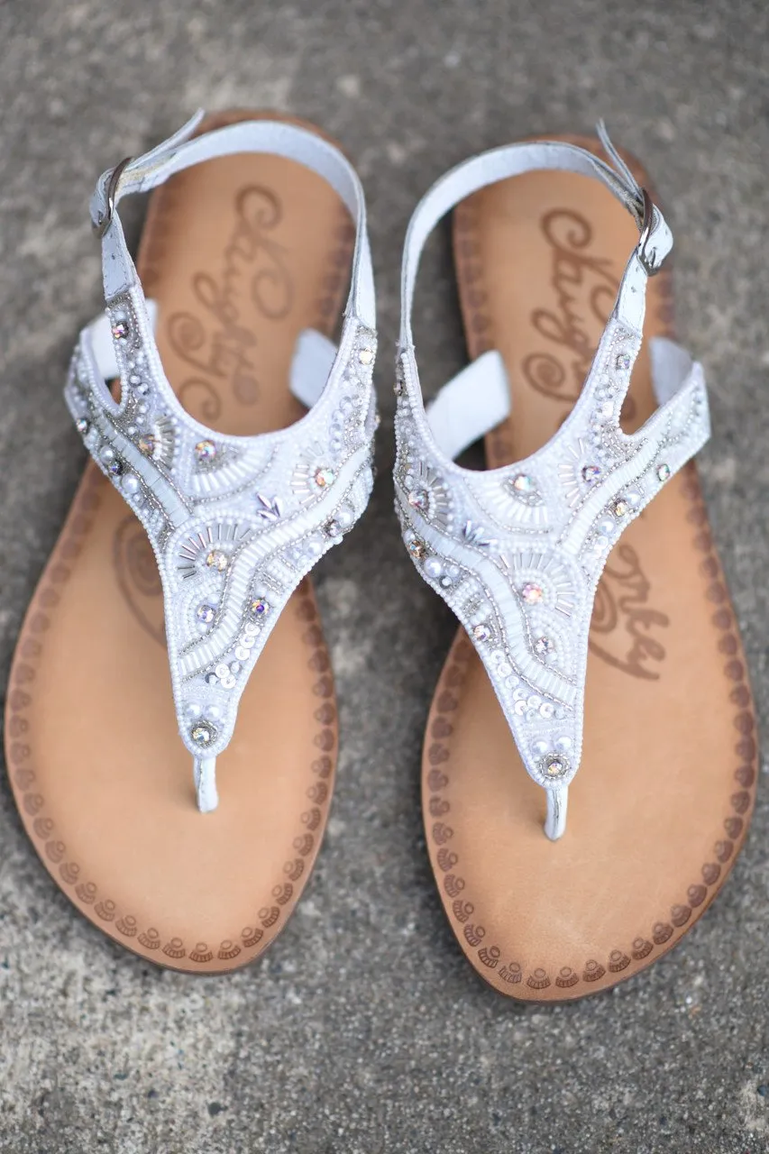 Adeley White Sandals