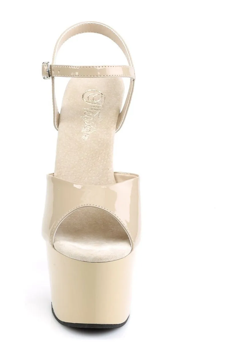 ADORE-709 Sandal | Nude Patent