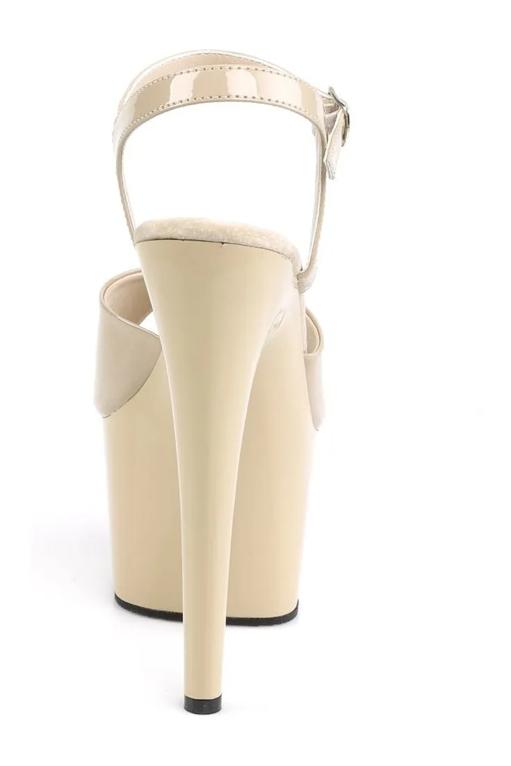 ADORE-709 Sandal | Nude Patent