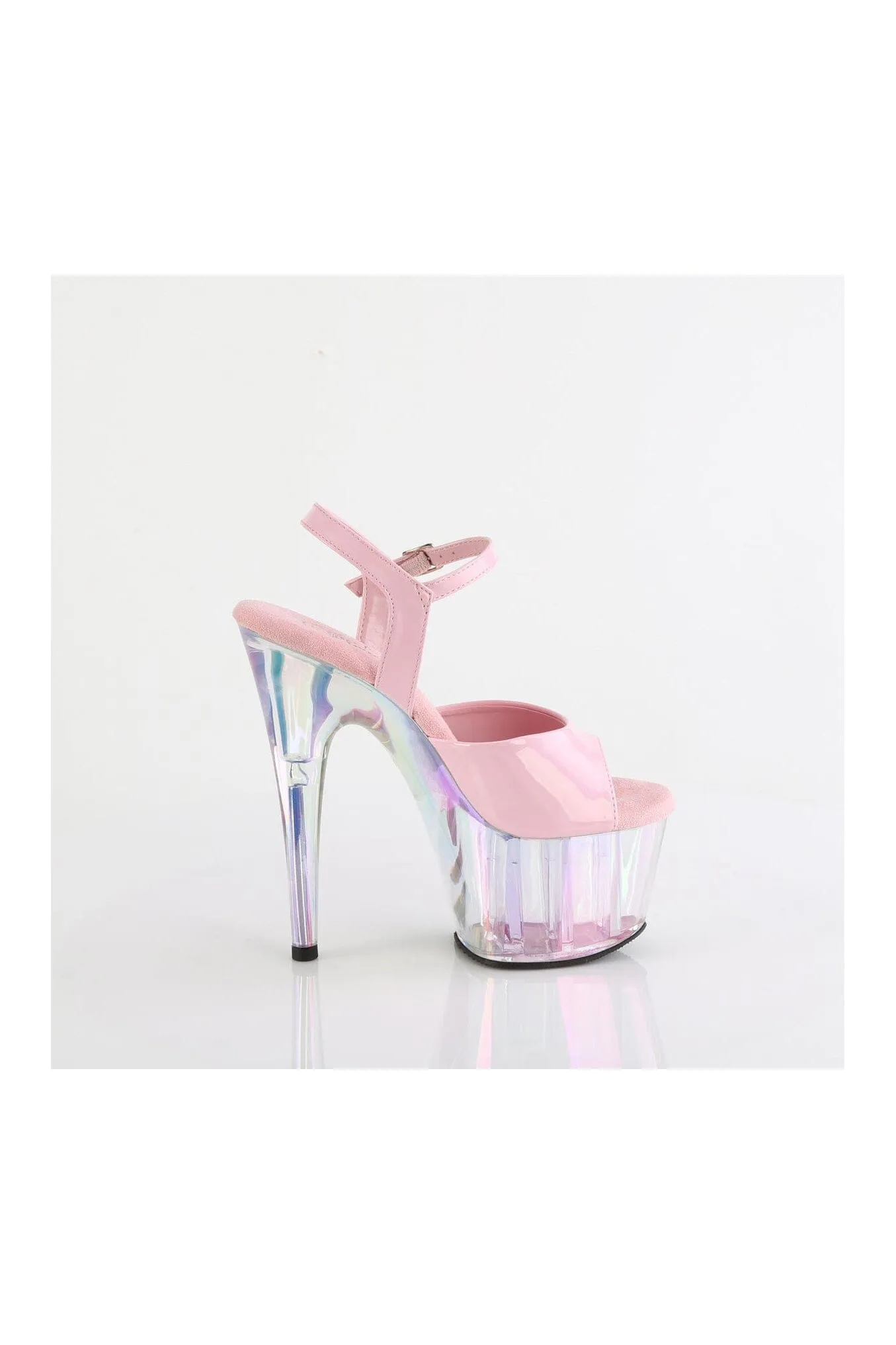 ADORE-709HT Pink Hologram Sandal