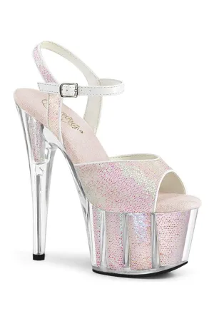 ADORE-710G Exotic Sandal | Hologram Glitter