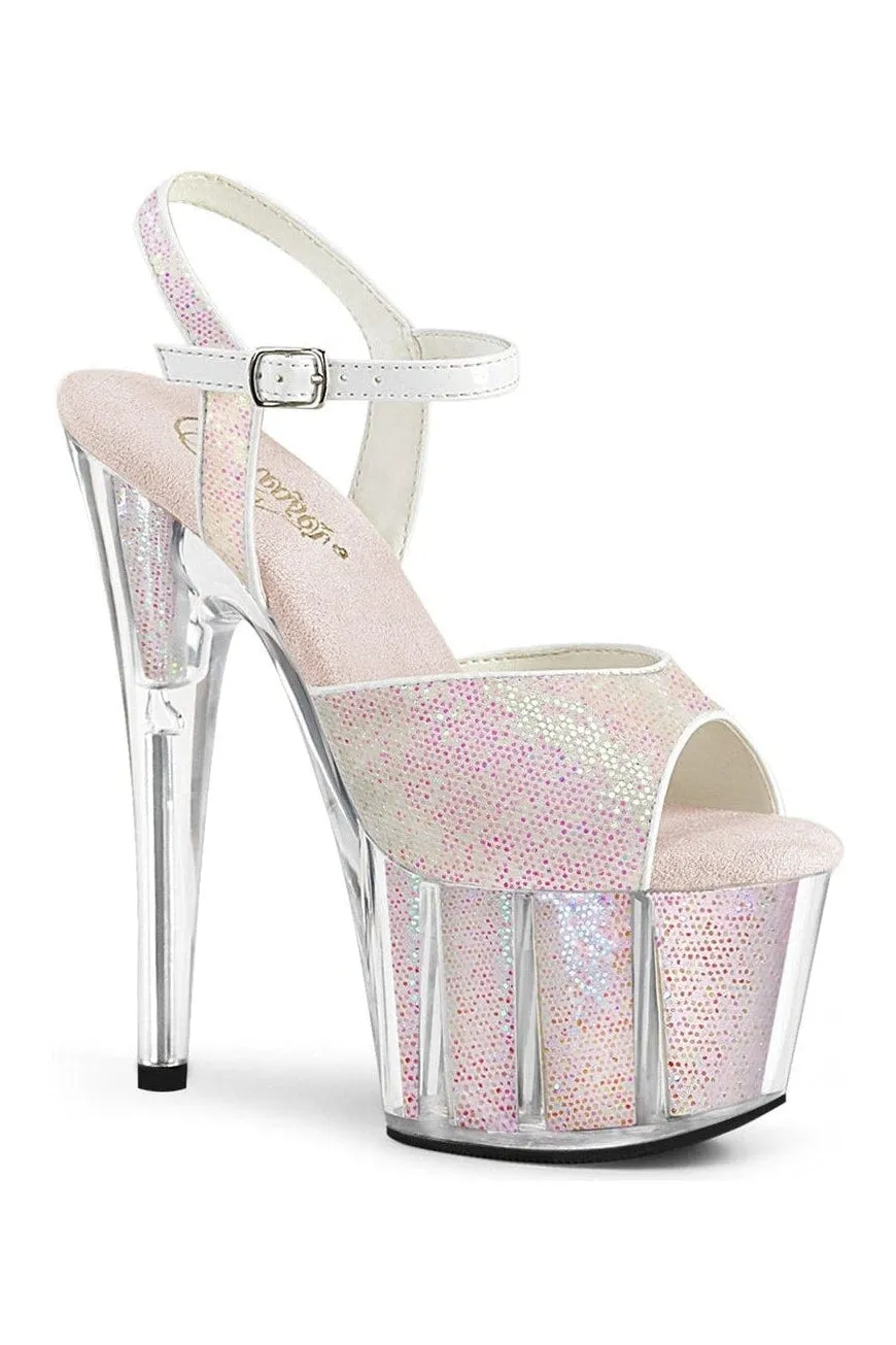 ADORE-710G Exotic Sandal | Hologram Glitter