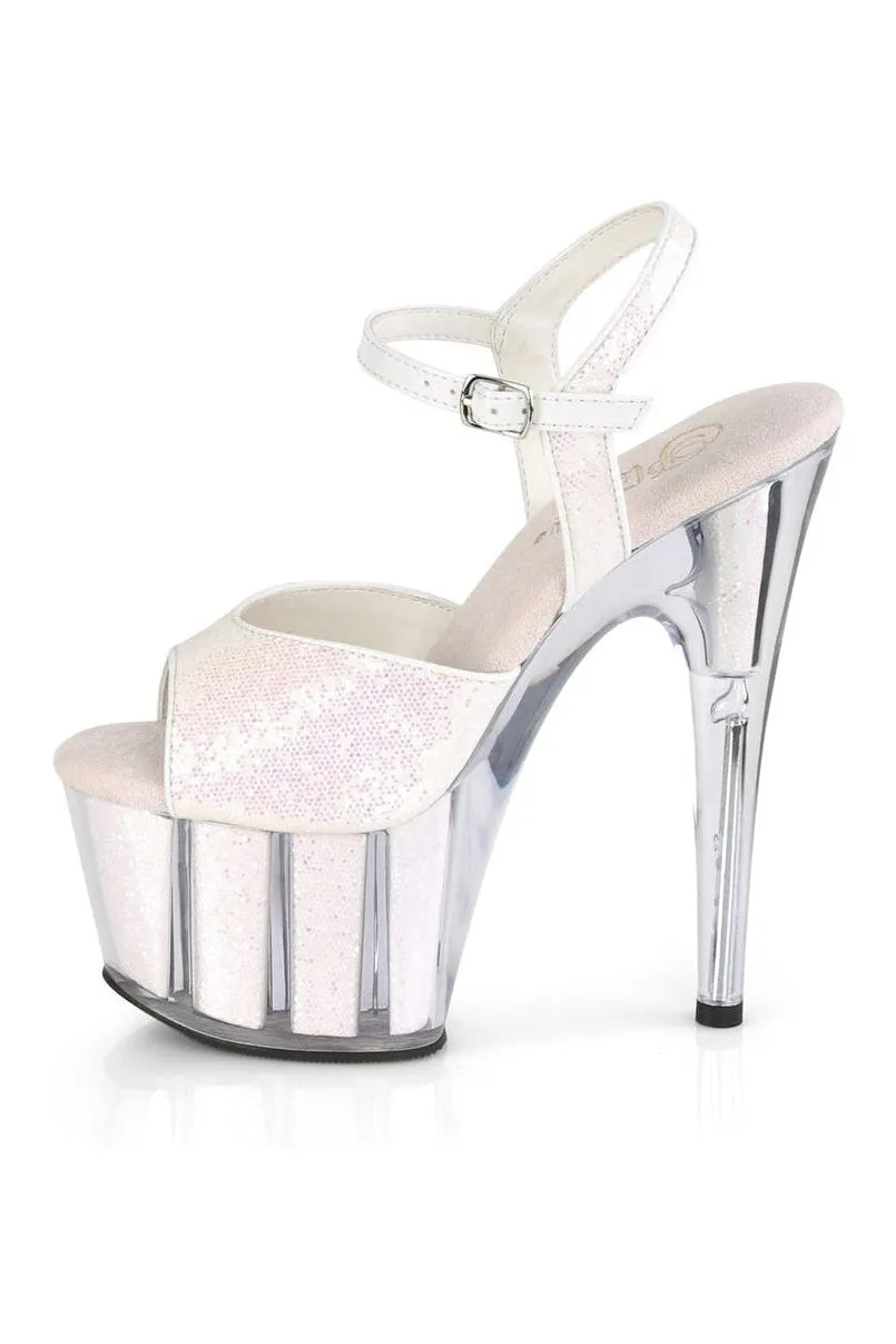 ADORE-710G Exotic Sandal | Hologram Glitter