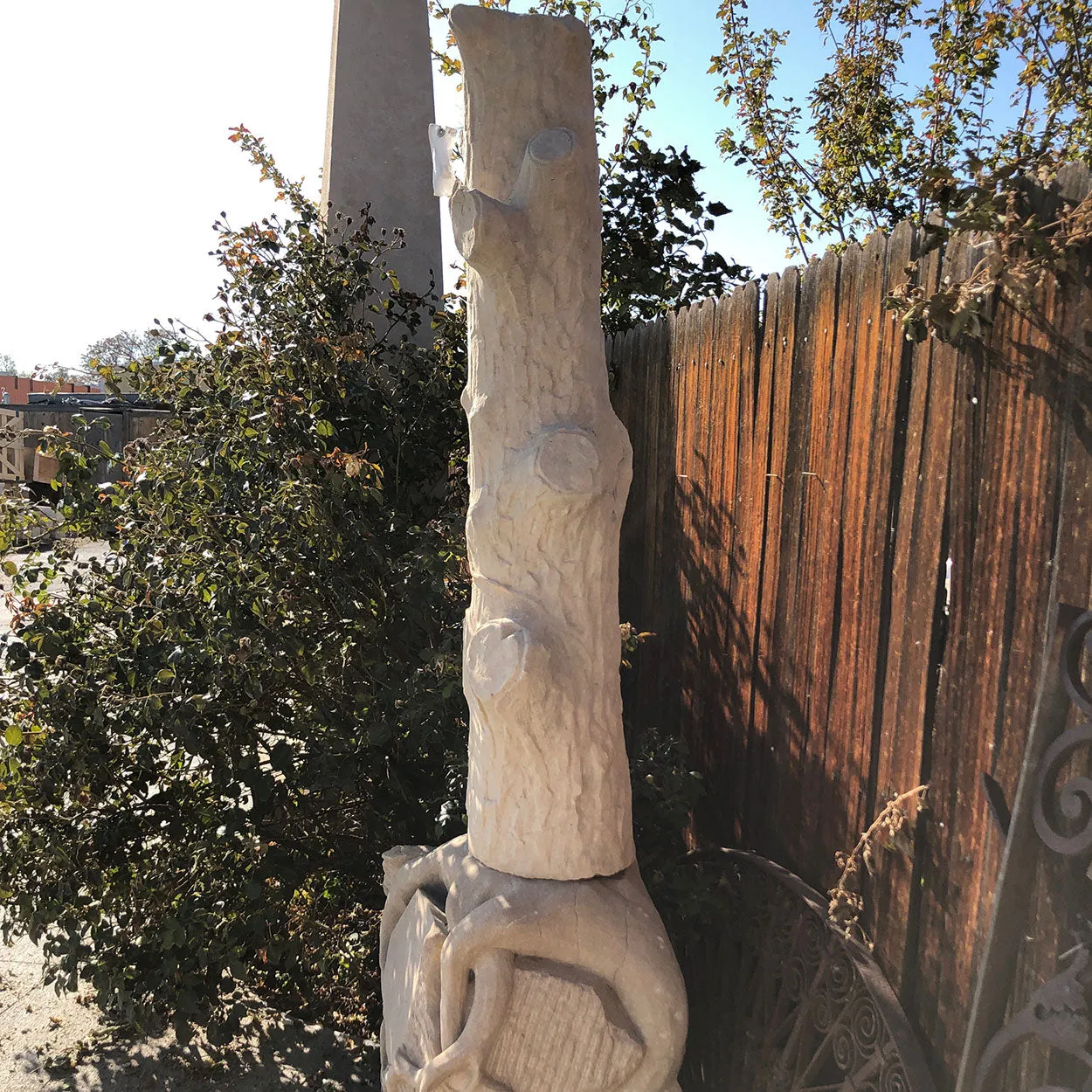 American Stone Faux Bois Tree Model Garden Sculpture