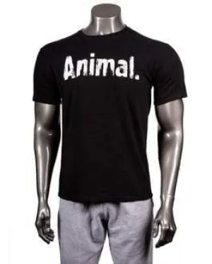 Animal Athletic Cut Black Tee