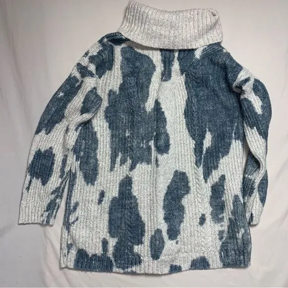 Anthropologie Pilcro White Sweater Women’s L Cowl Neck Oversized Cozy Soft Fall