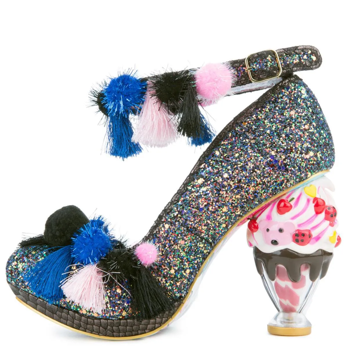 Arctic Roll High Heel BLACK