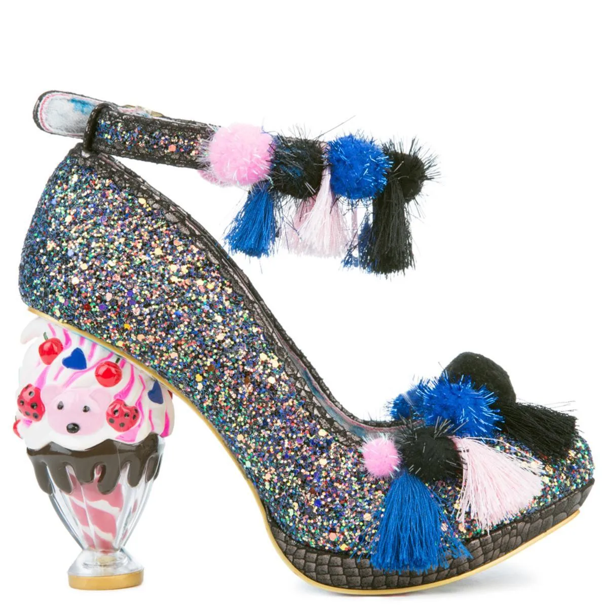 Arctic Roll High Heel BLACK