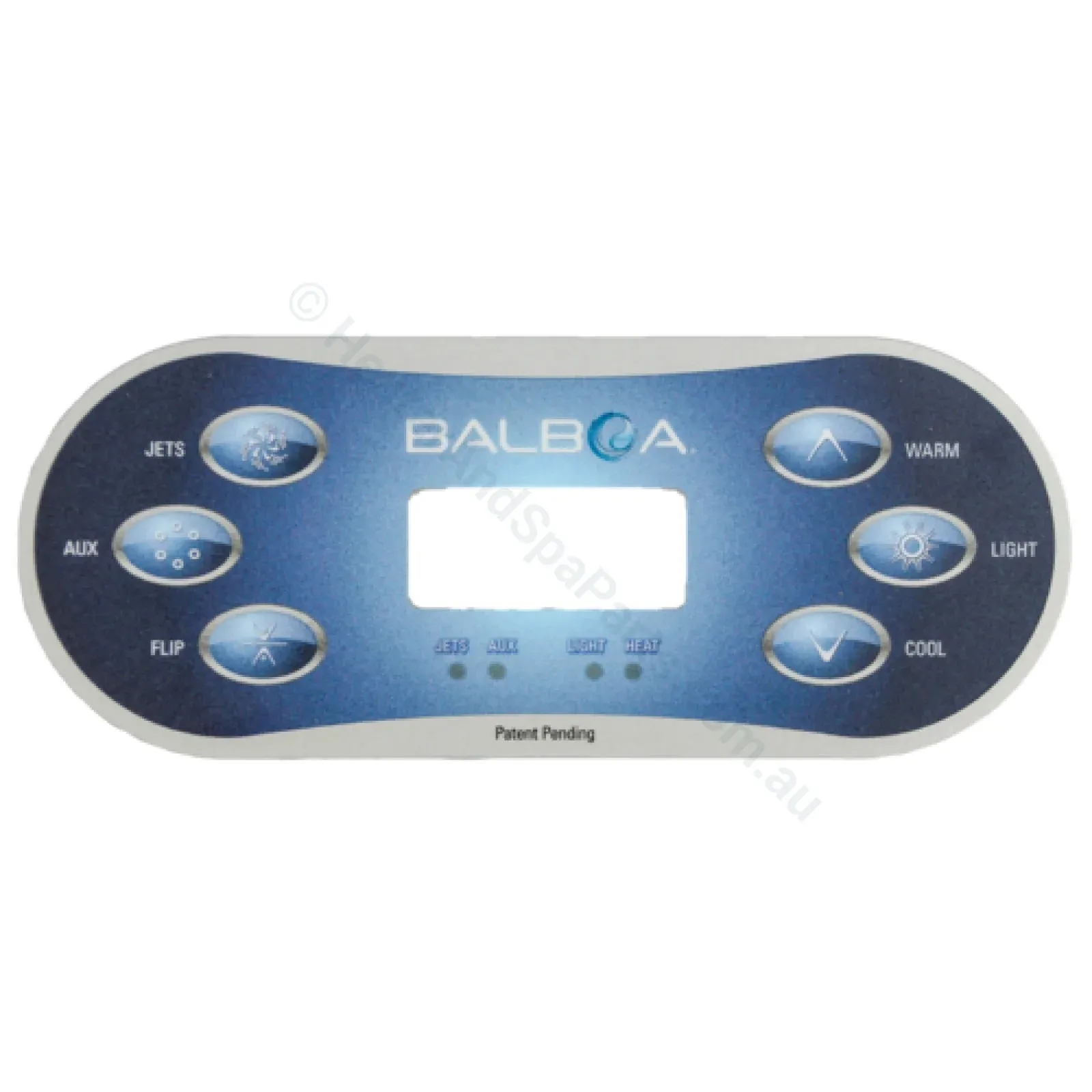 Balboa TP600 Touchpad Overlay Sticker Decals - 6 button