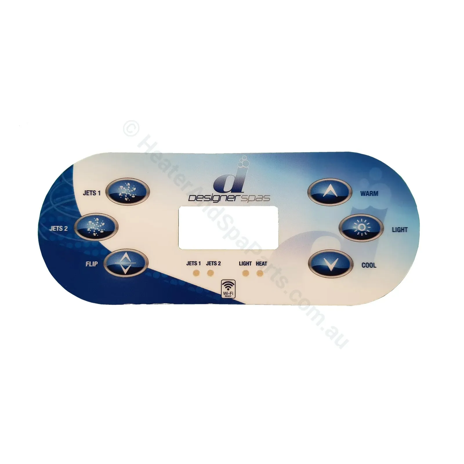 Balboa TP600 Touchpad Overlay Sticker Decals - 6 button