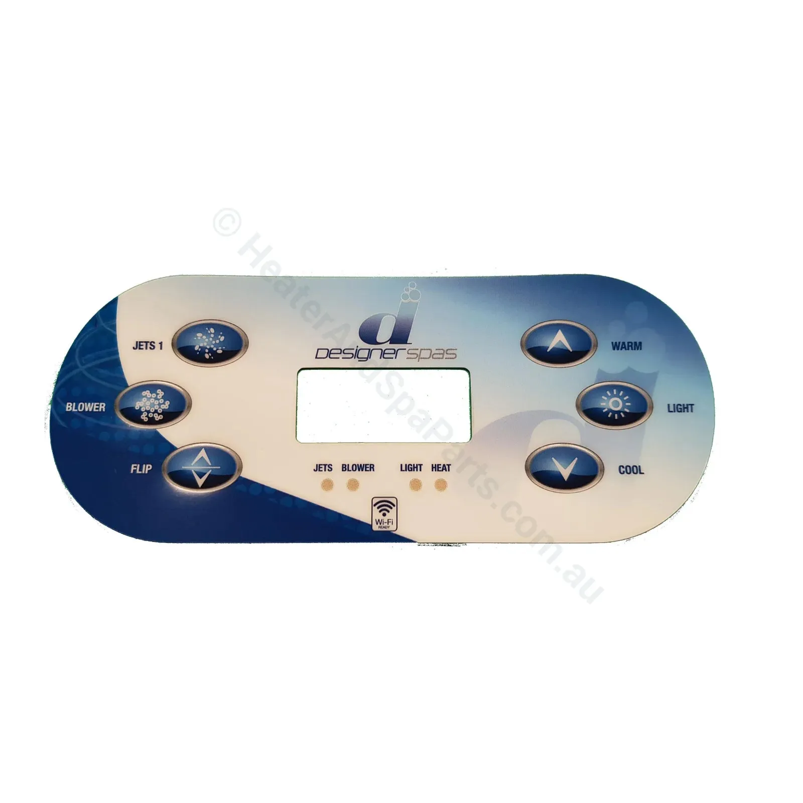 Balboa TP600 Touchpad Overlay Sticker Decals - 6 button
