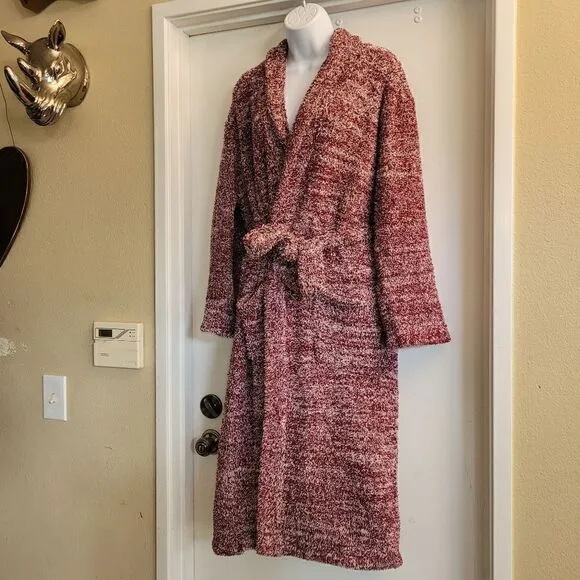 Barefoot dreams cozy chic heathered merlot color