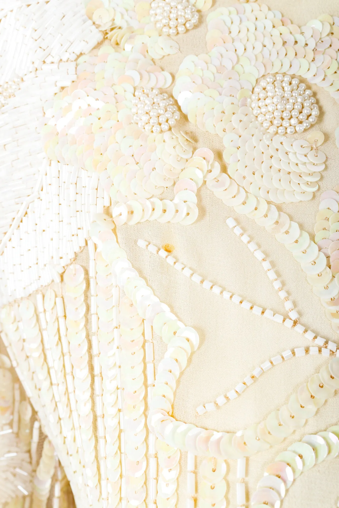 Beaded Appliqué Top & Skirt Set