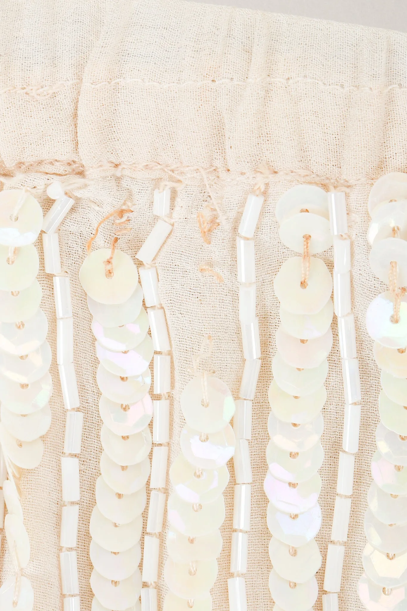 Beaded Appliqué Top & Skirt Set