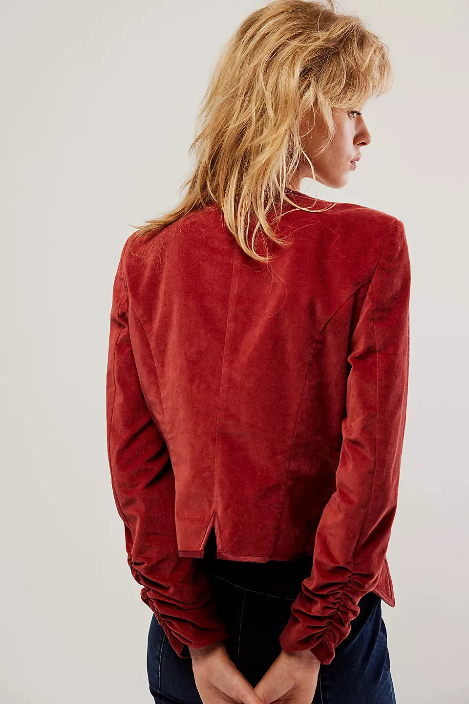 BECKY JACKET-GARNET