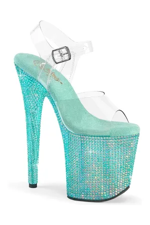 BEJEWELED-808RRS Clear Vinyl Sandal