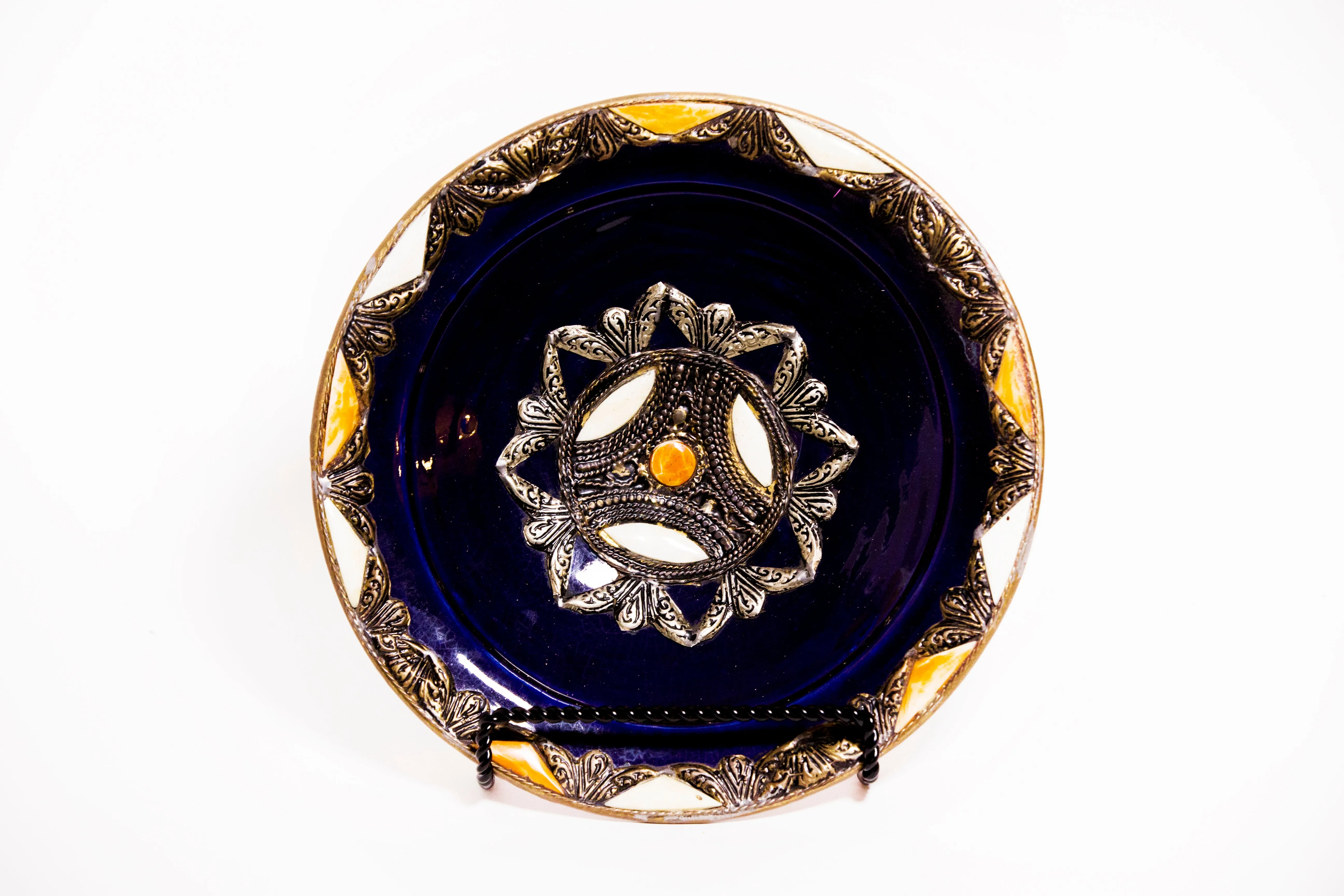 Blue Decorative Plate