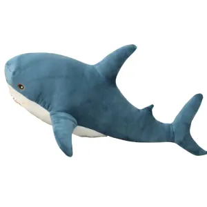 Blue Shark Plush Pillow