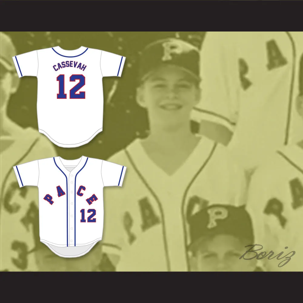 Bobby Cassevah 12 Pace Athletic and Recreation Association White Baseball Jersey 2