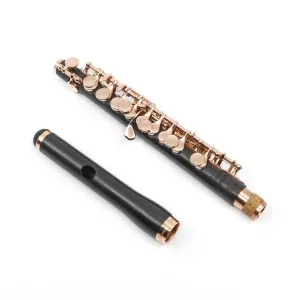 Burkart Deluxe Piccolo 14K Gold Tenon and Mechanism - New