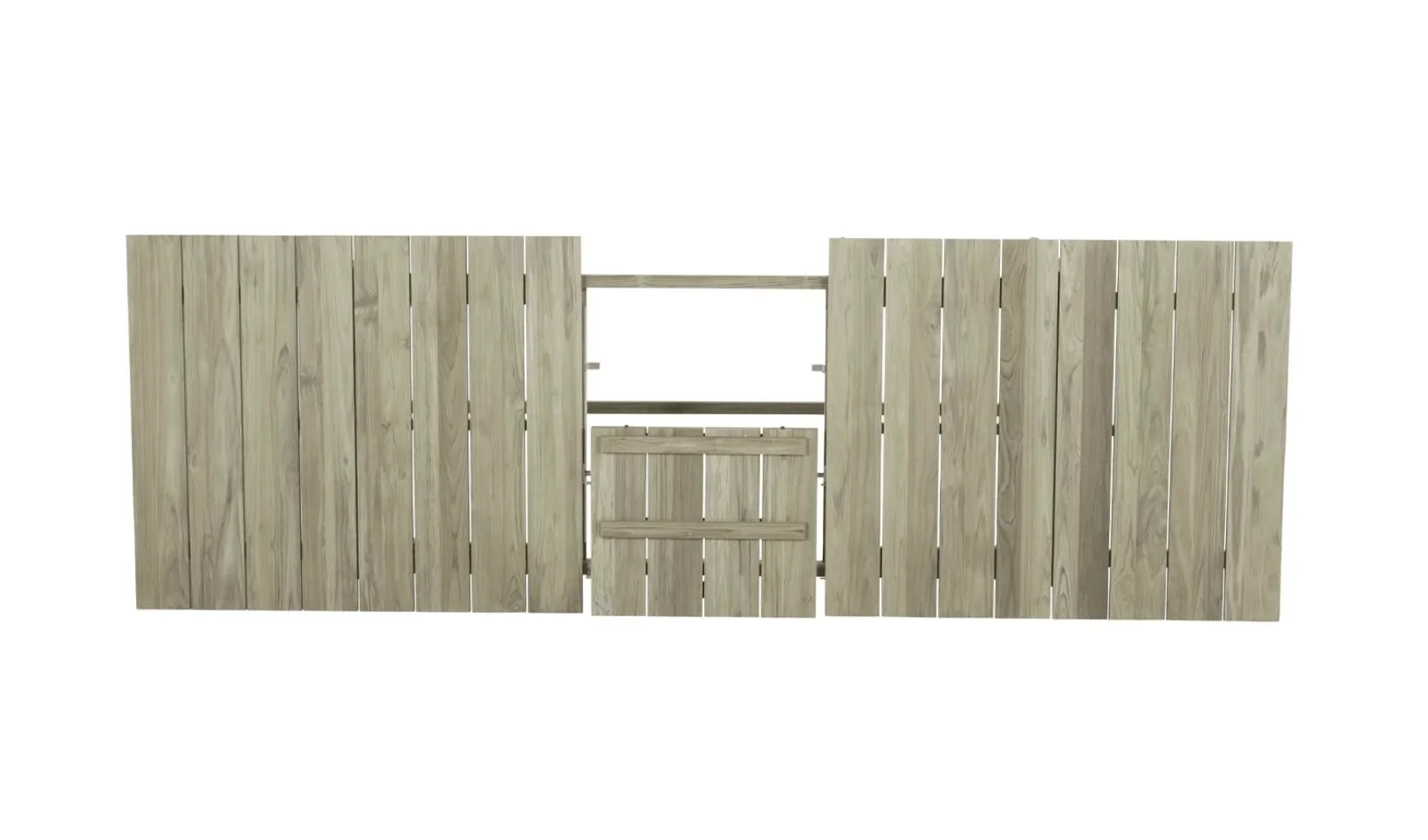 Cape Cod Outdoor Extension Dining Table - Natural or Oyster Teak