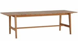 Cape Cod Outdoor Extension Dining Table - Natural or Oyster Teak