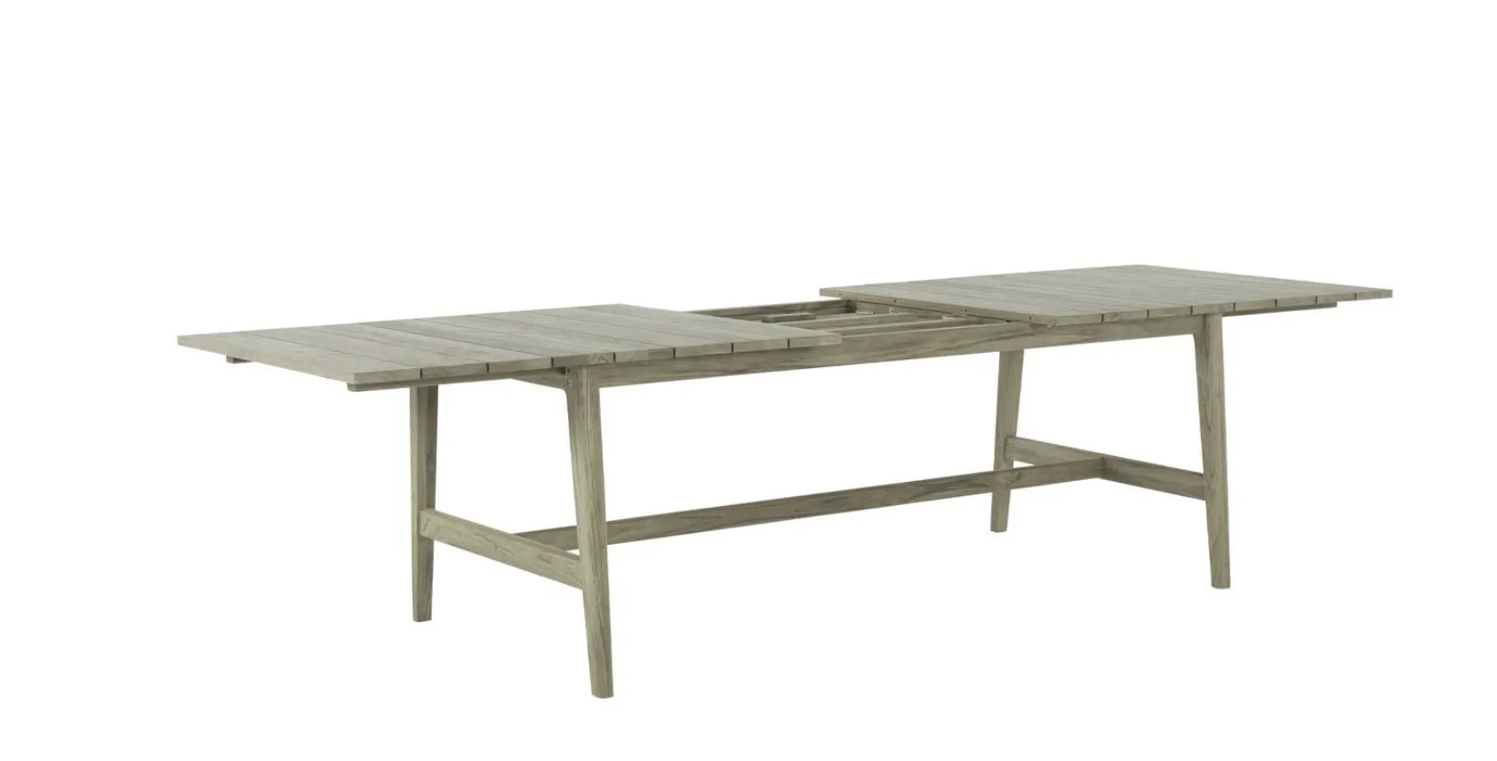 Cape Cod Outdoor Extension Dining Table - Natural or Oyster Teak
