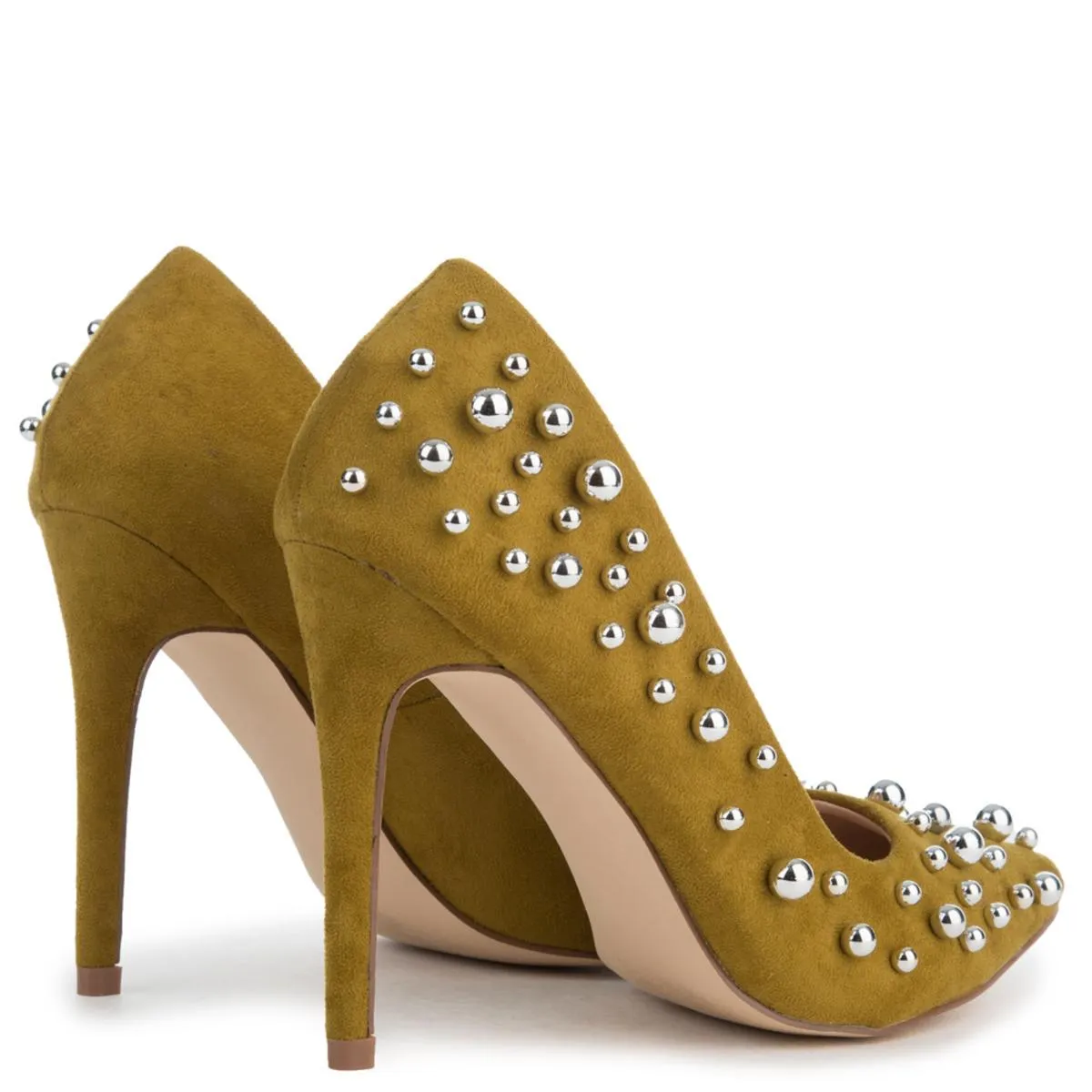 Cape Robbin Tiarra-34 Olive High Heel light olive