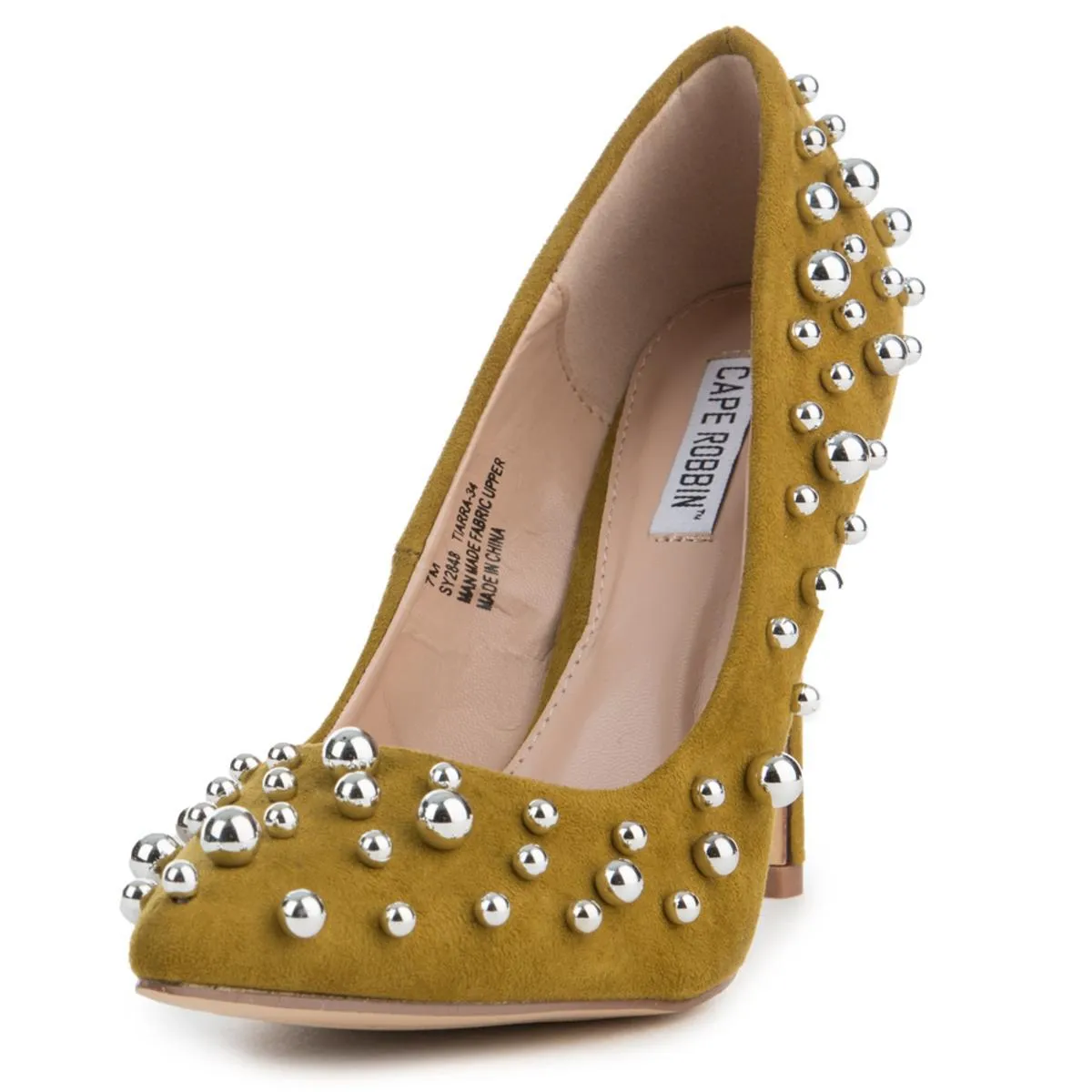 Cape Robbin Tiarra-34 Olive High Heel light olive