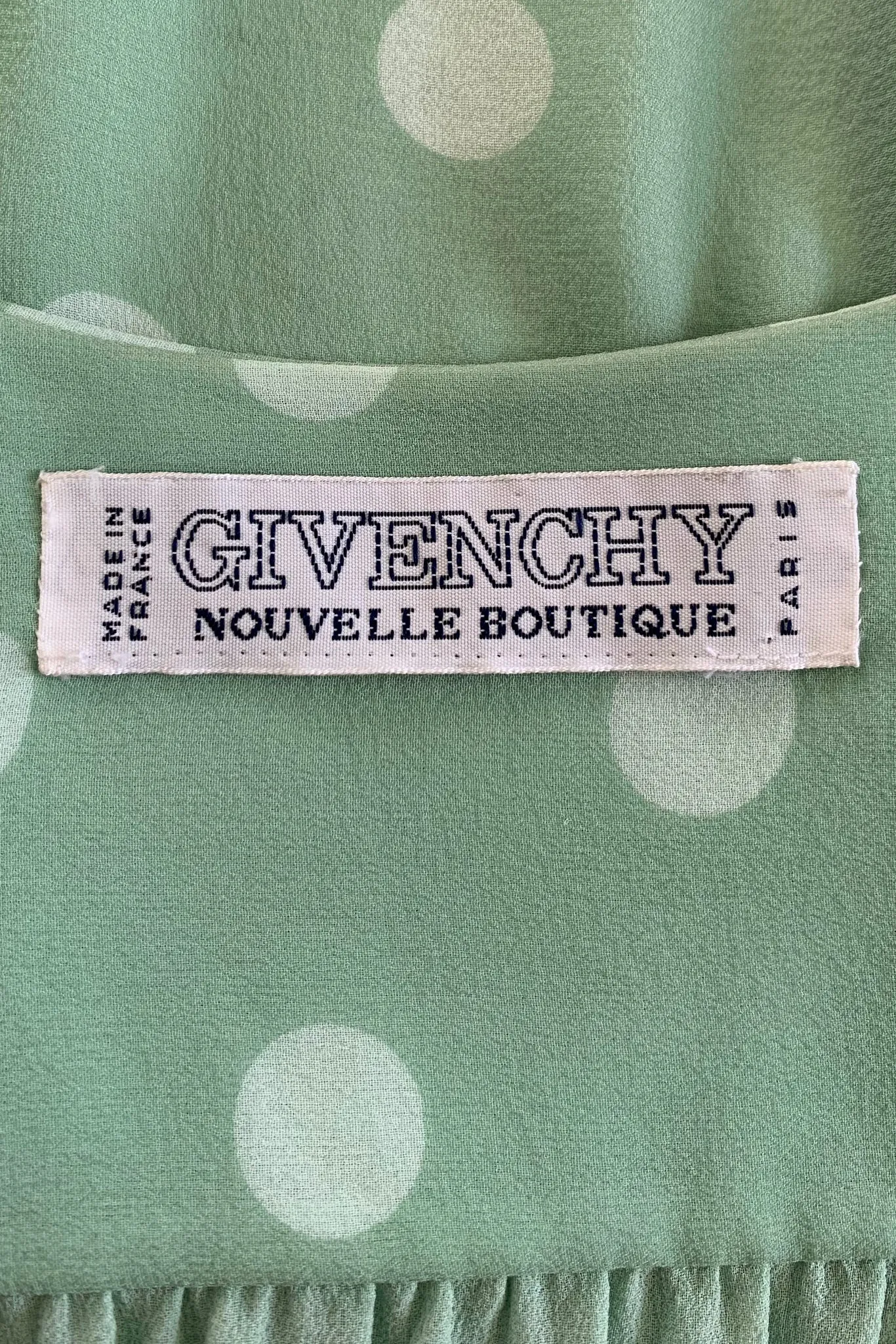 Chiffon Dot Blouse & Tie