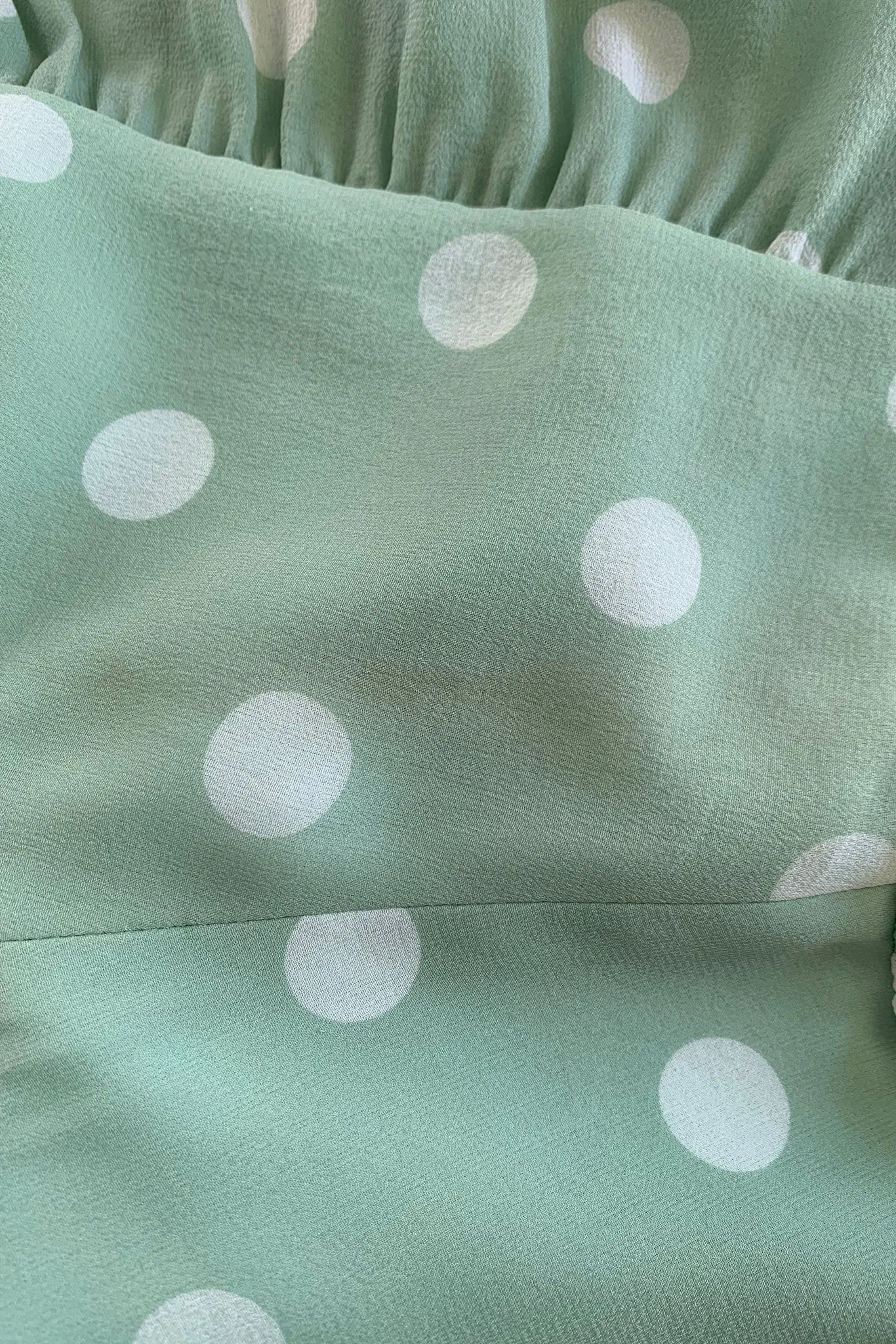 Chiffon Dot Blouse & Tie