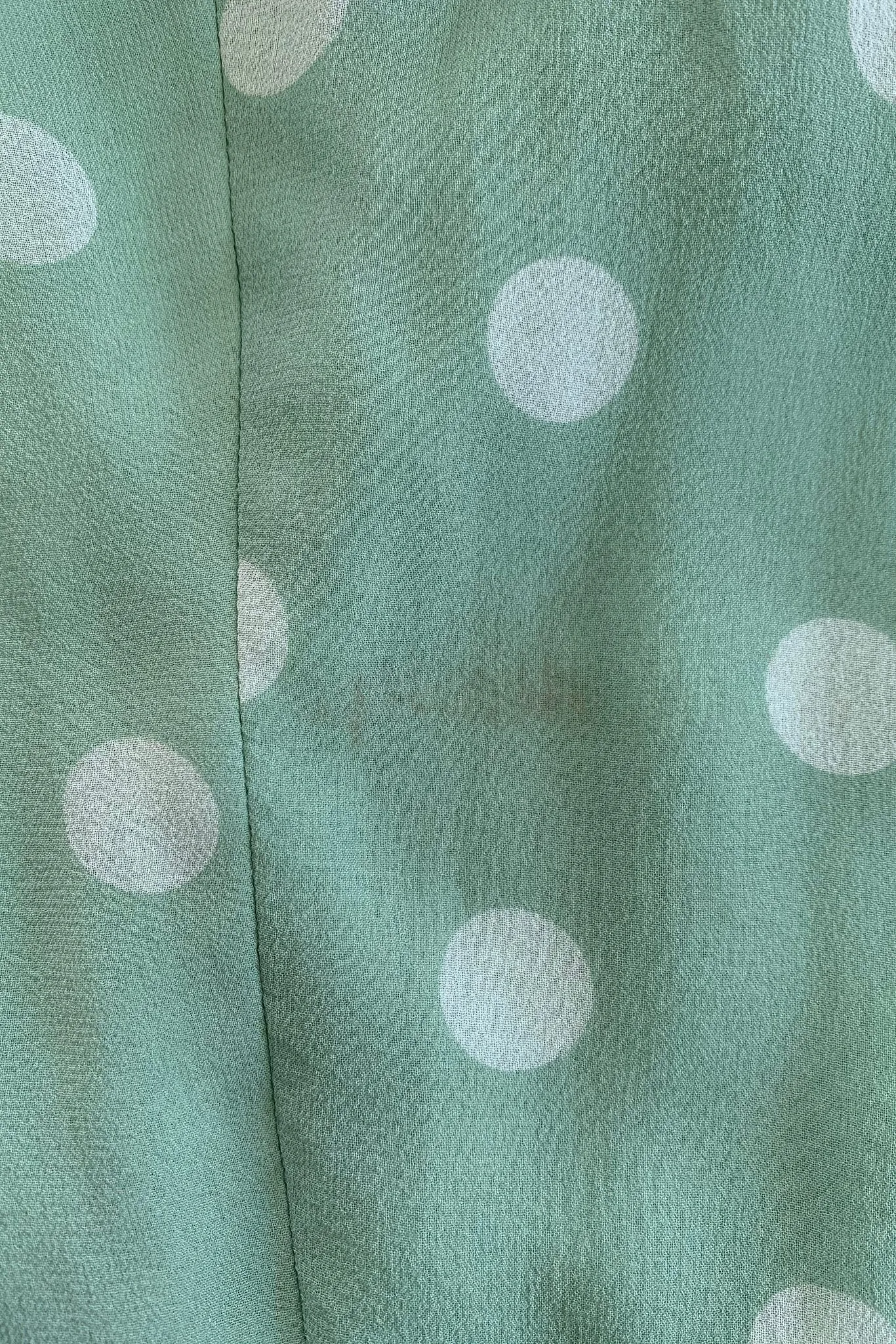 Chiffon Dot Blouse & Tie