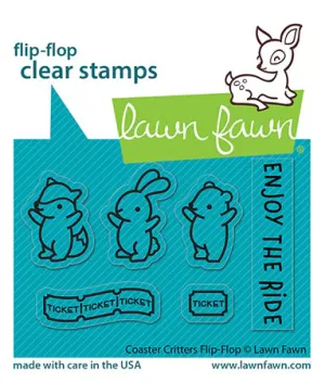 Coaster Critters Flip Flops LF3075