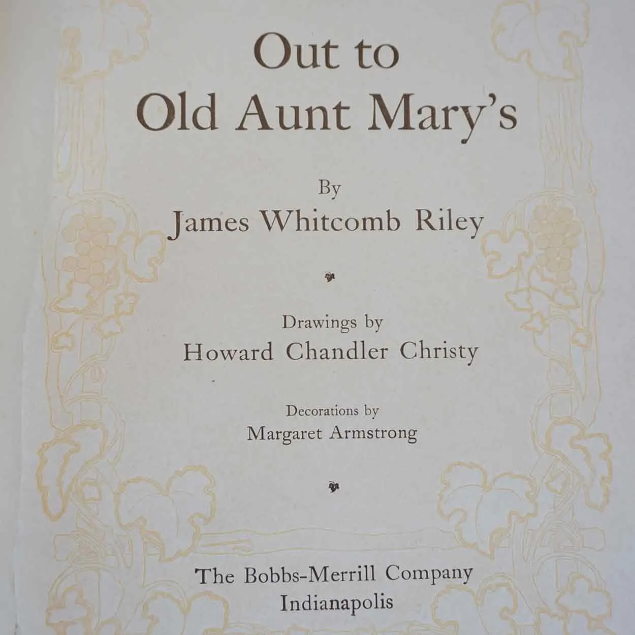 Collection of Five American JAMES WHITCOMB RILEY Poetry Books