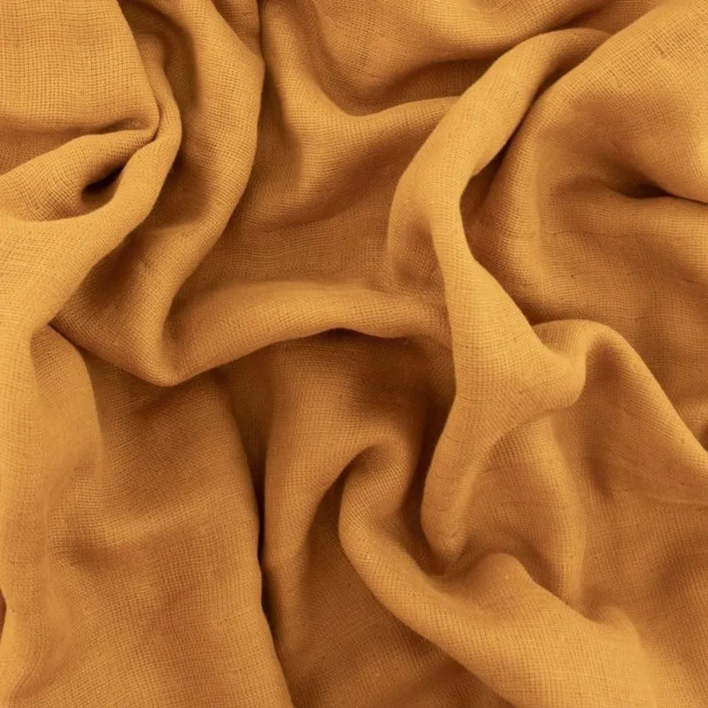 Cozy 4-Layer Organic Cotton Muslin Gauze Blanket