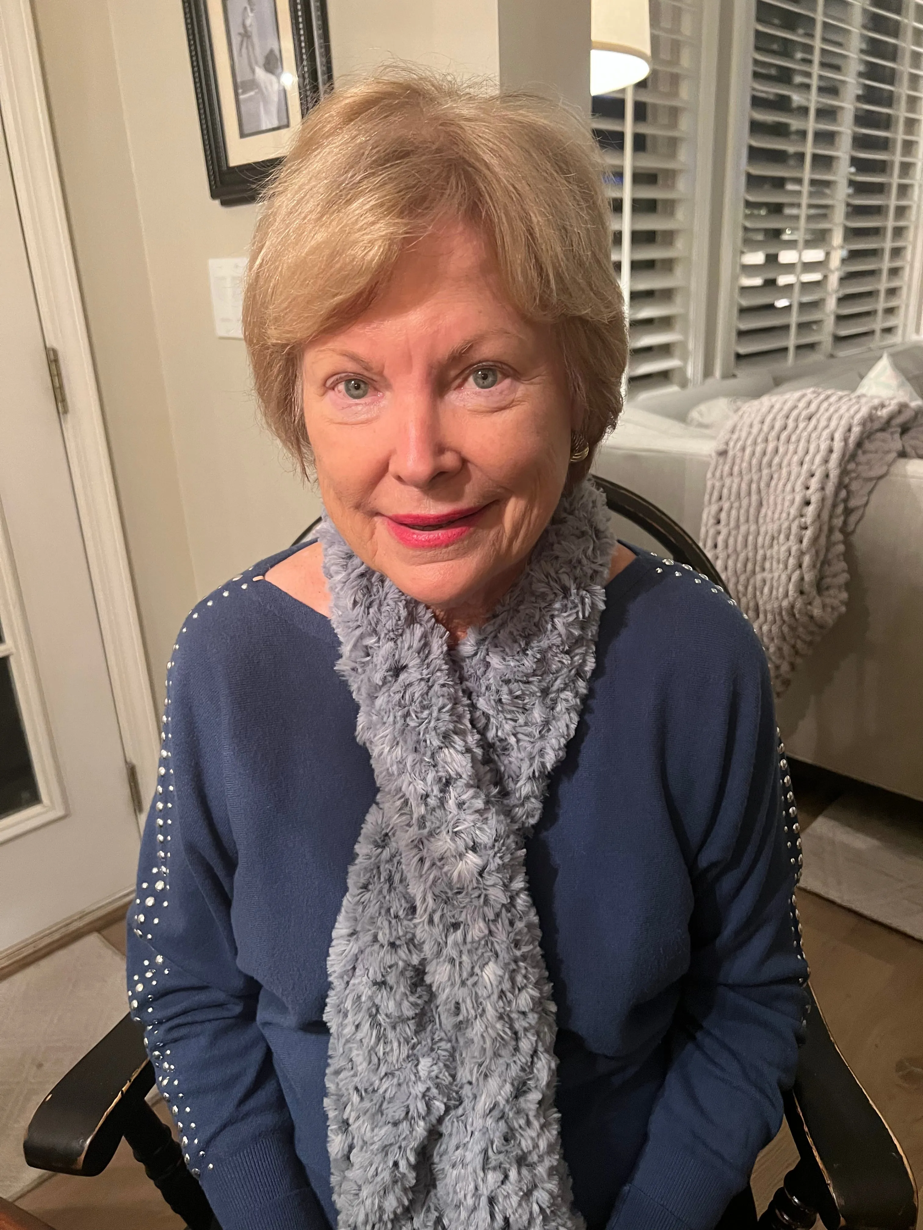 Cozy Blue Scarf