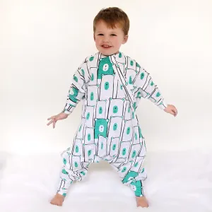 Cozy Toddler Suit - Minty Bears (All Year Round)