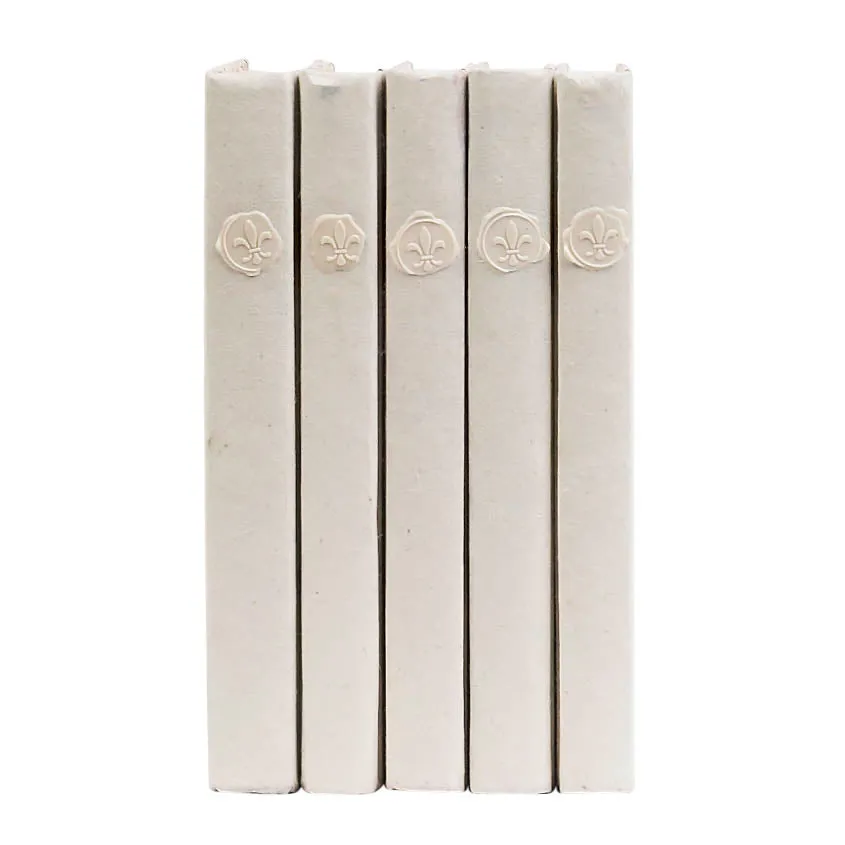 Cream Parchment Books with White Wax Seal
