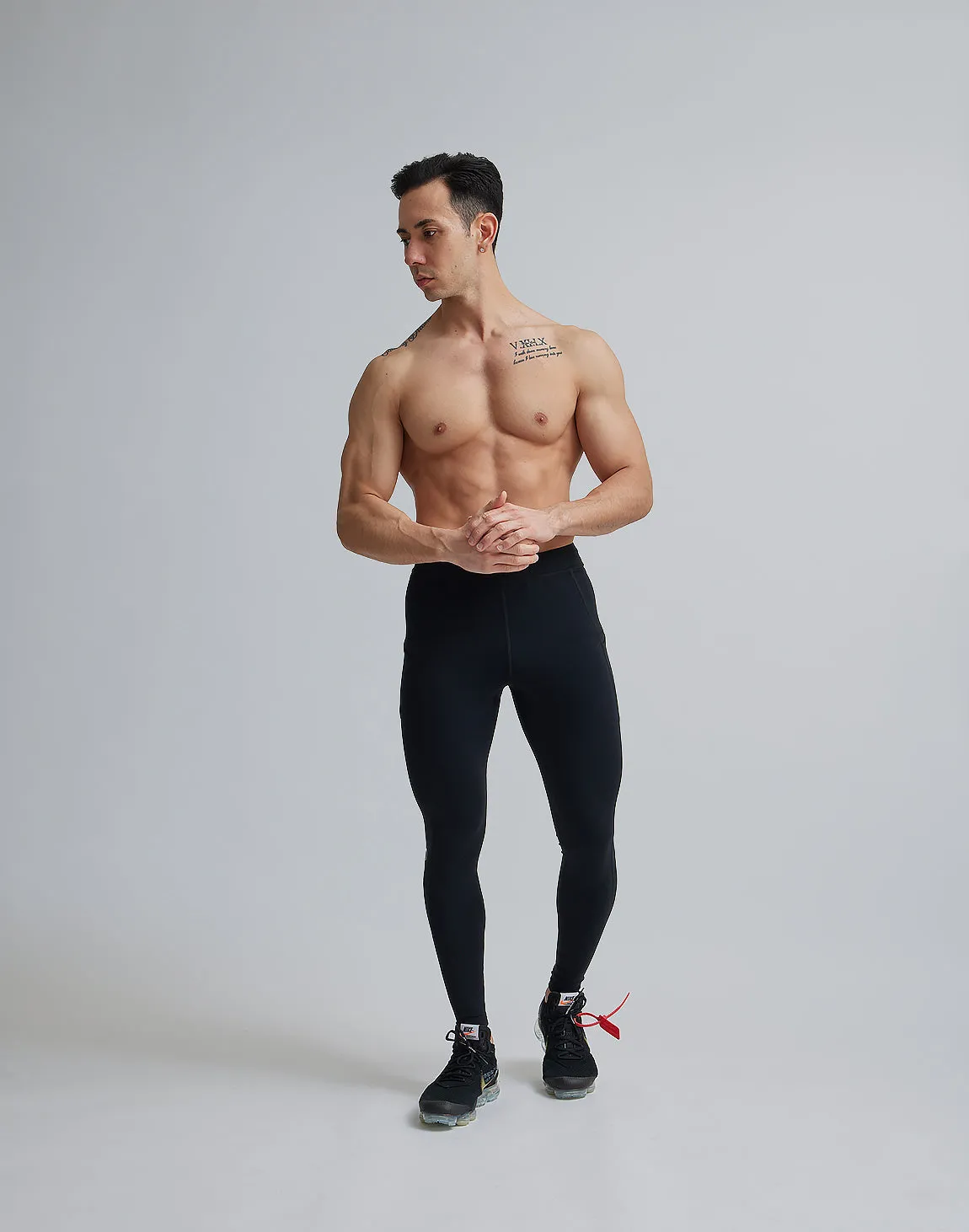 CRONOS ACTIVE LEGGINS【BLACK】