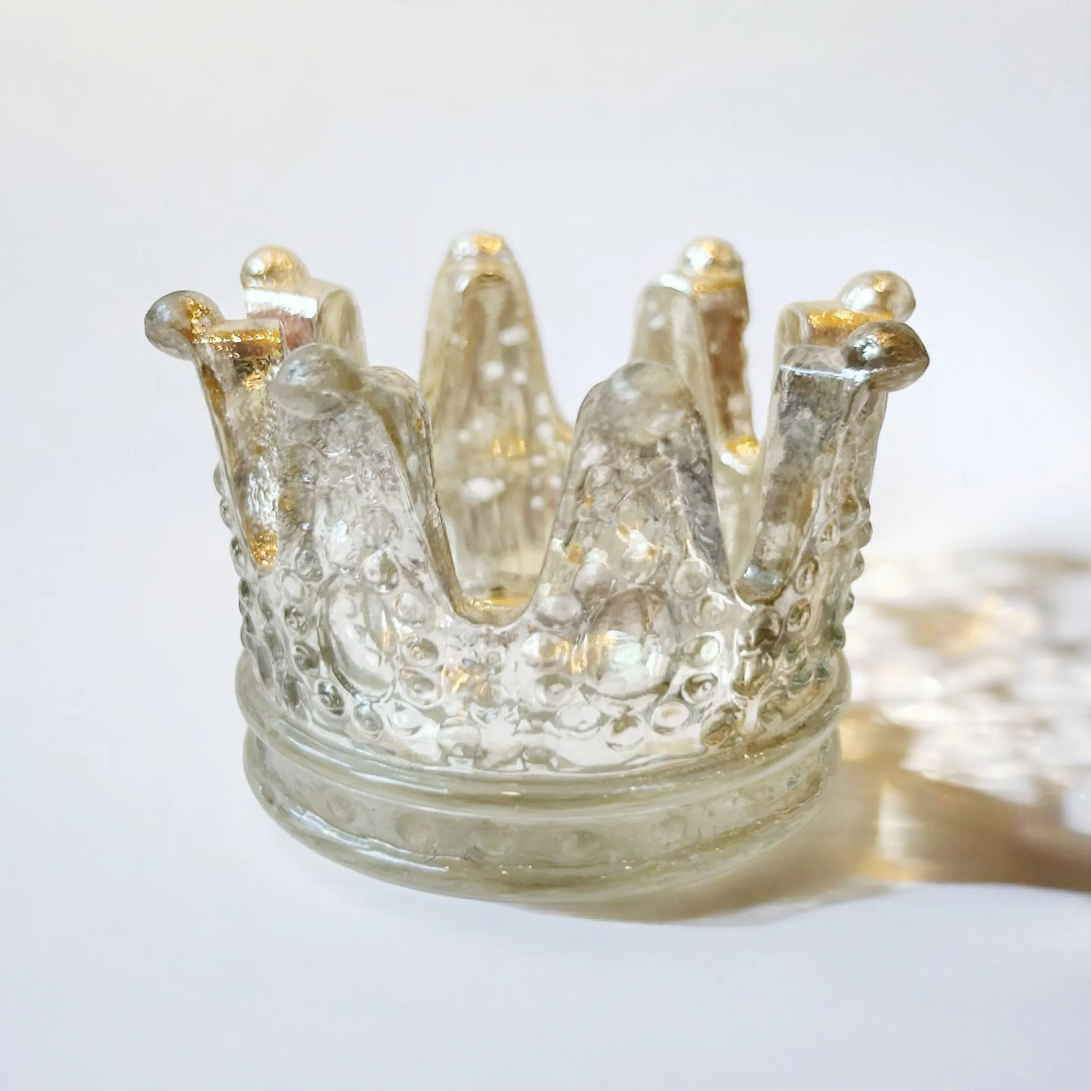 Crown Jewelry Tray Tea Candle Holder