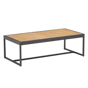 Cube Outdoor Coffee Table - Charcoal