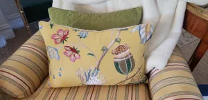 Custom Scalamandre Kidney Pillow