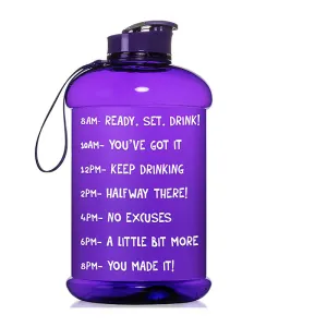 DAG Gear 64oz Motivational Water Bottle