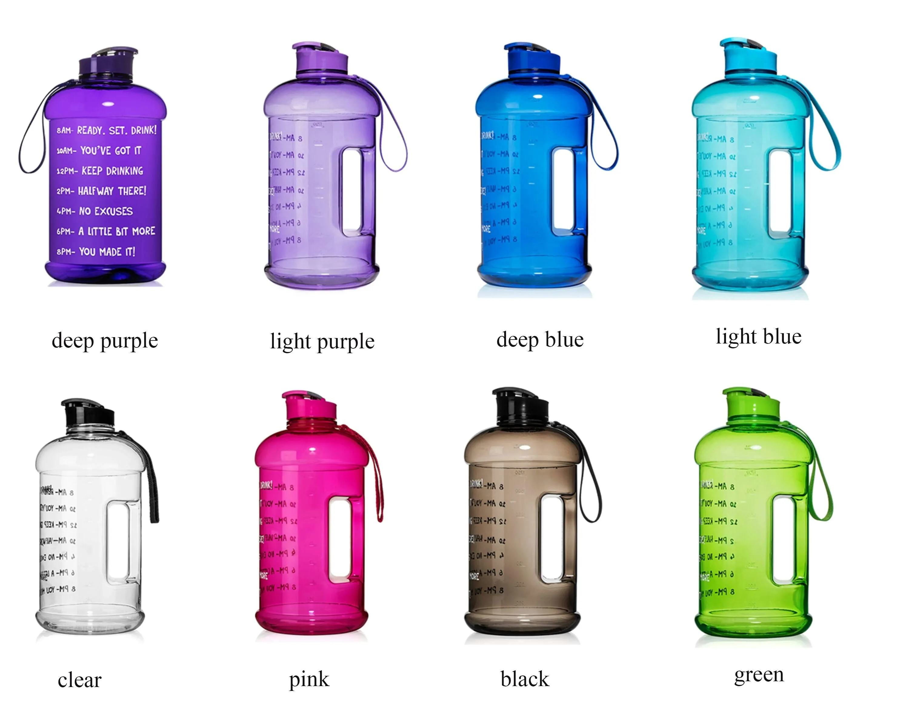 DAG Gear 64oz Motivational Water Bottle