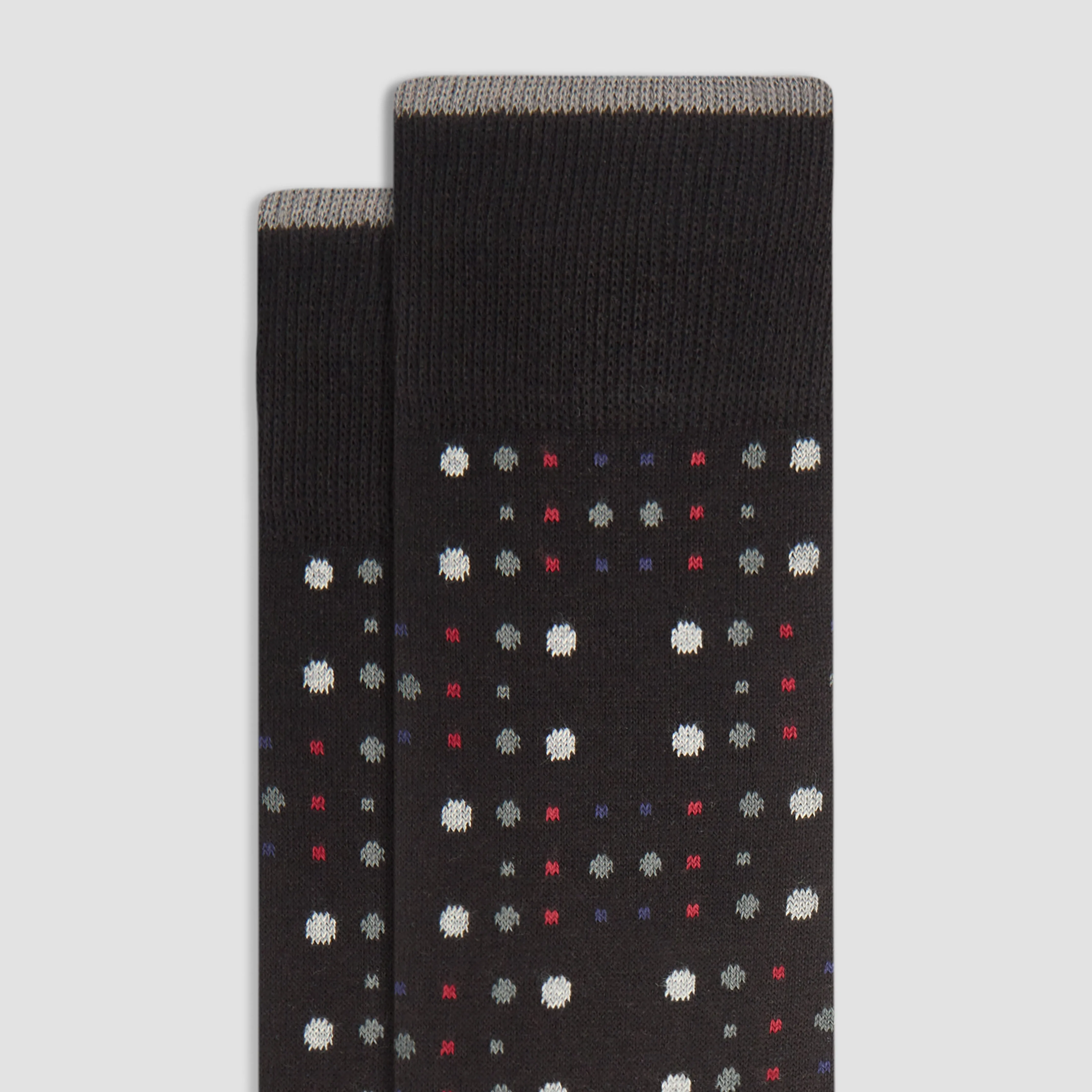 Dotted Cashmere Mid-Calf Socks