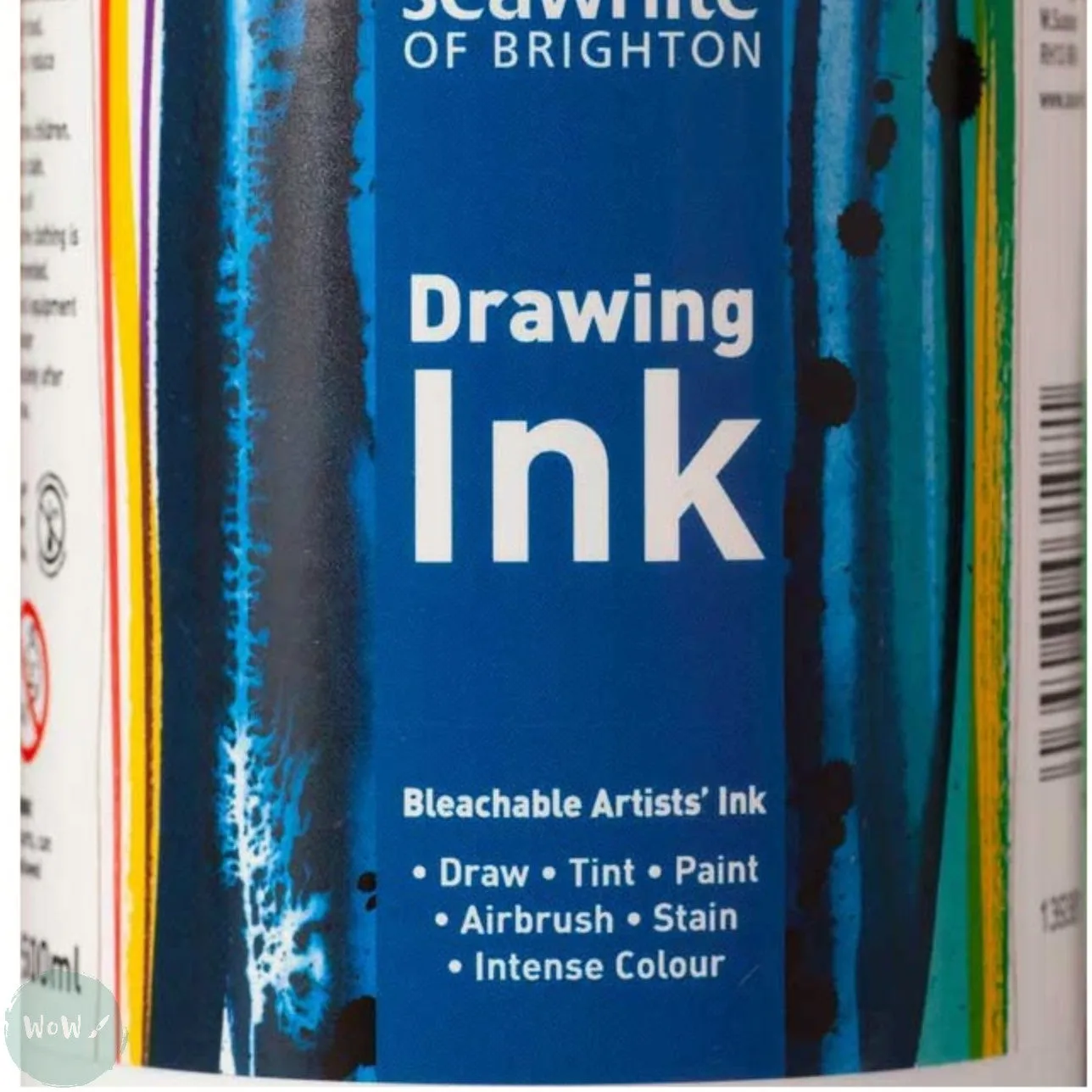 Drawing Ink - Seawhite - ART INK - 500ml Bottle- Black Indian Ink